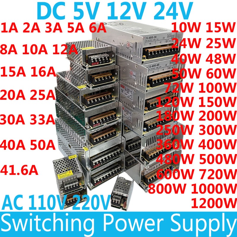 Smps Power Supply - Импульсный источник питания, 110 В переменного