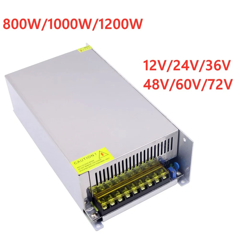 Smps Power Supply - Импульсный блок питания 1200W/1000W/800W, регулируемый, DC