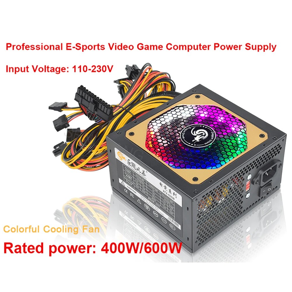 Power Supply 650W - ATX 400 Вт 600 Вт 110-230