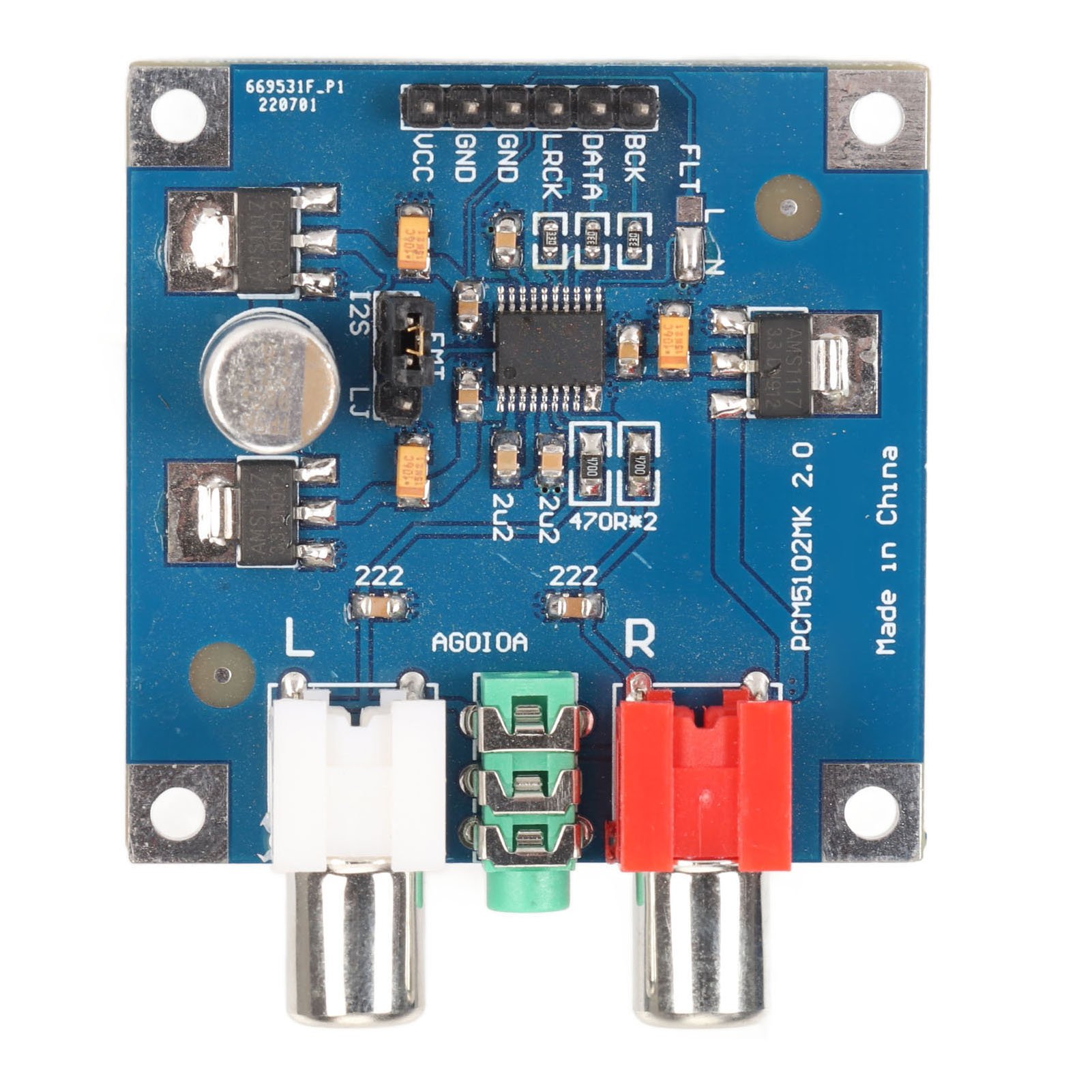 Modular Power Supply - Плата декодера DAC с входом I2S,