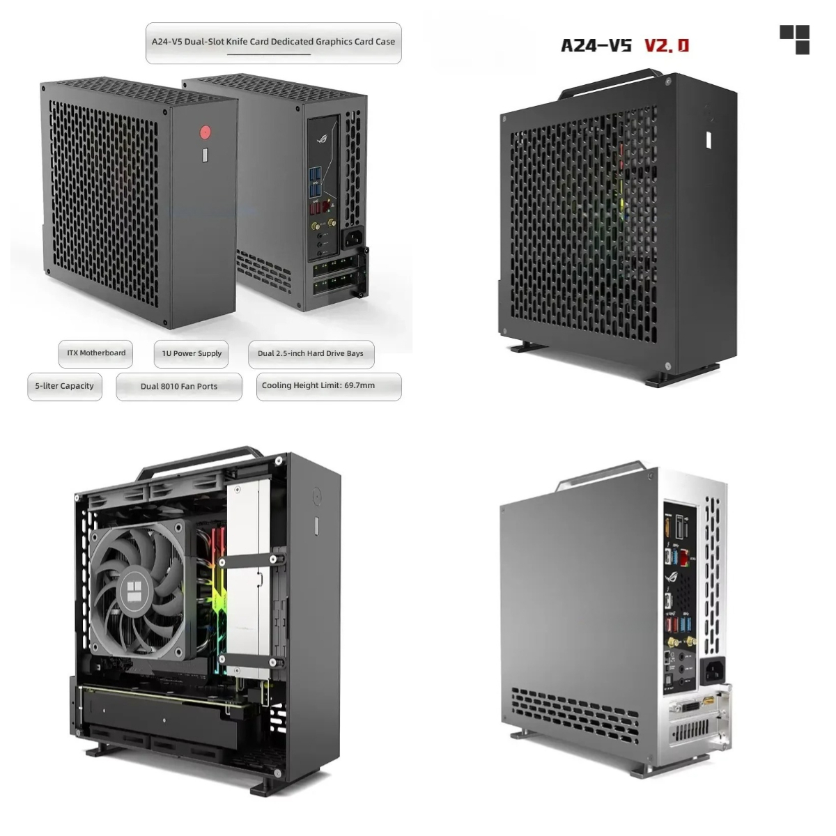 5-литровый мини-корпус A24-V5  – обзор и цена Pc Power Supply
