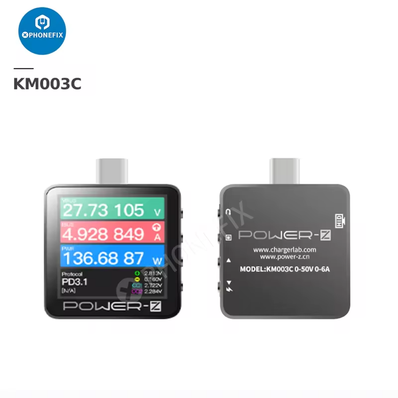 USB-тестер для зарядки KM003C  – обзор и цена Power Supply Tester