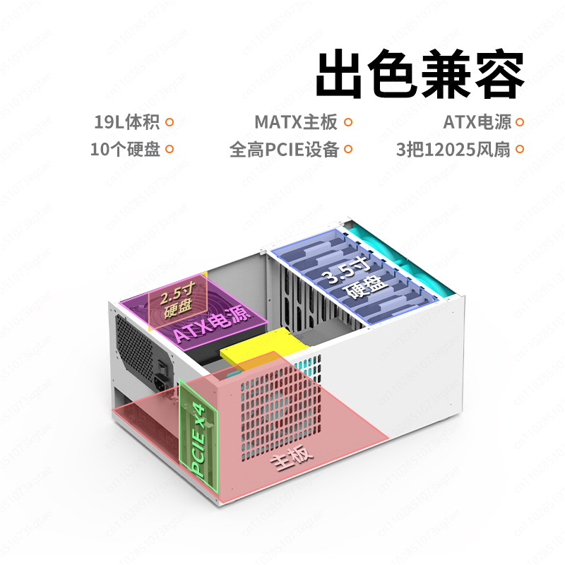 B8 8-позиционное NAS-шасси ATX – обзор и цена Atx Power Supply