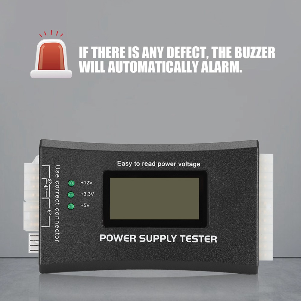 Тестер блоков питания ATX с ЖК – обзор и цена Power Supply Tester