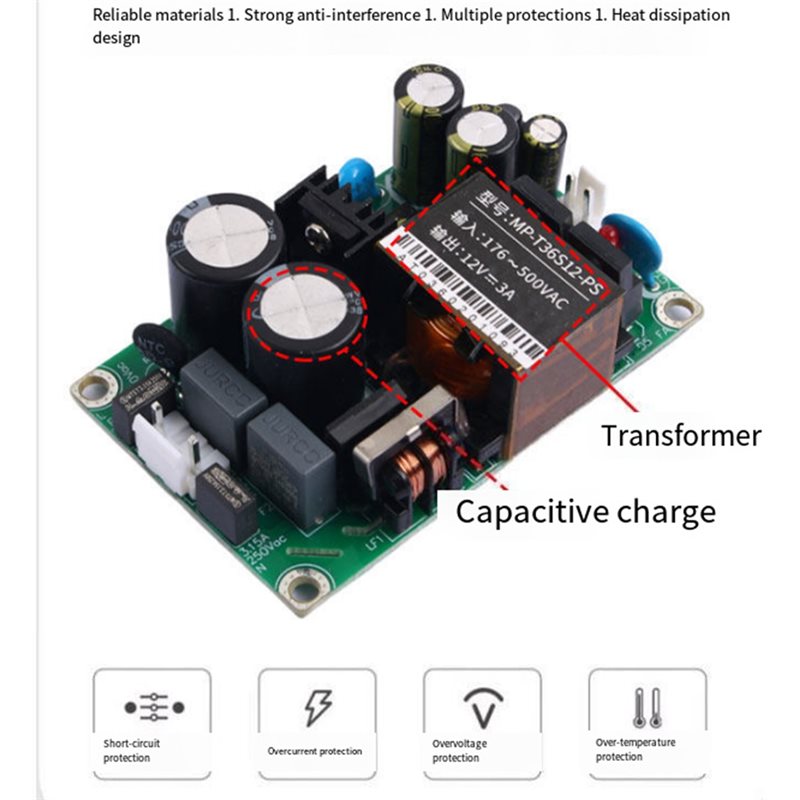 N13R-(Durable) ACDC 36W Модуль – обзор и цена Dc Power Supply 12V