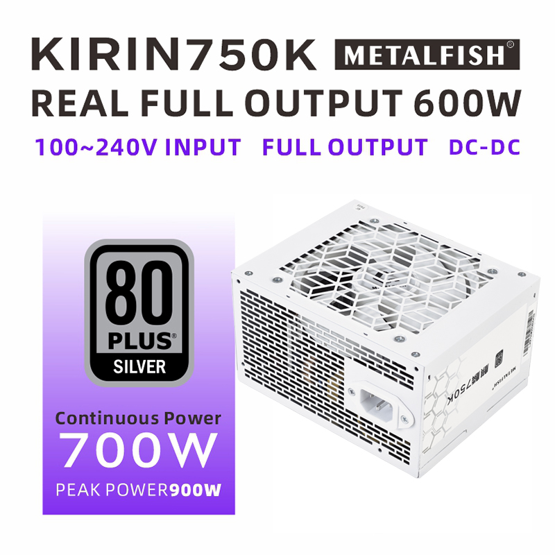 METALFISH KIRIN750K Блок питан – обзор и цена Power Supply 650W