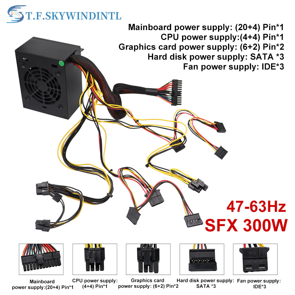 Источник питания T.F.SKYWINDIN – обзор и цена Power Supply 650W
