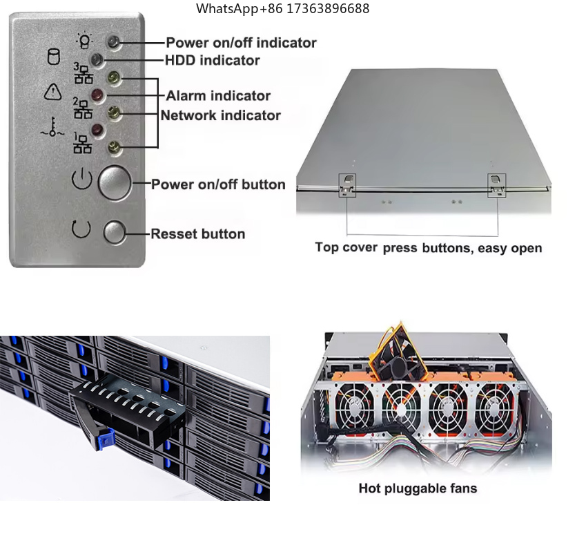 Корпус для сервера 4U с 24 отс – обзор и цена Server Power Supply