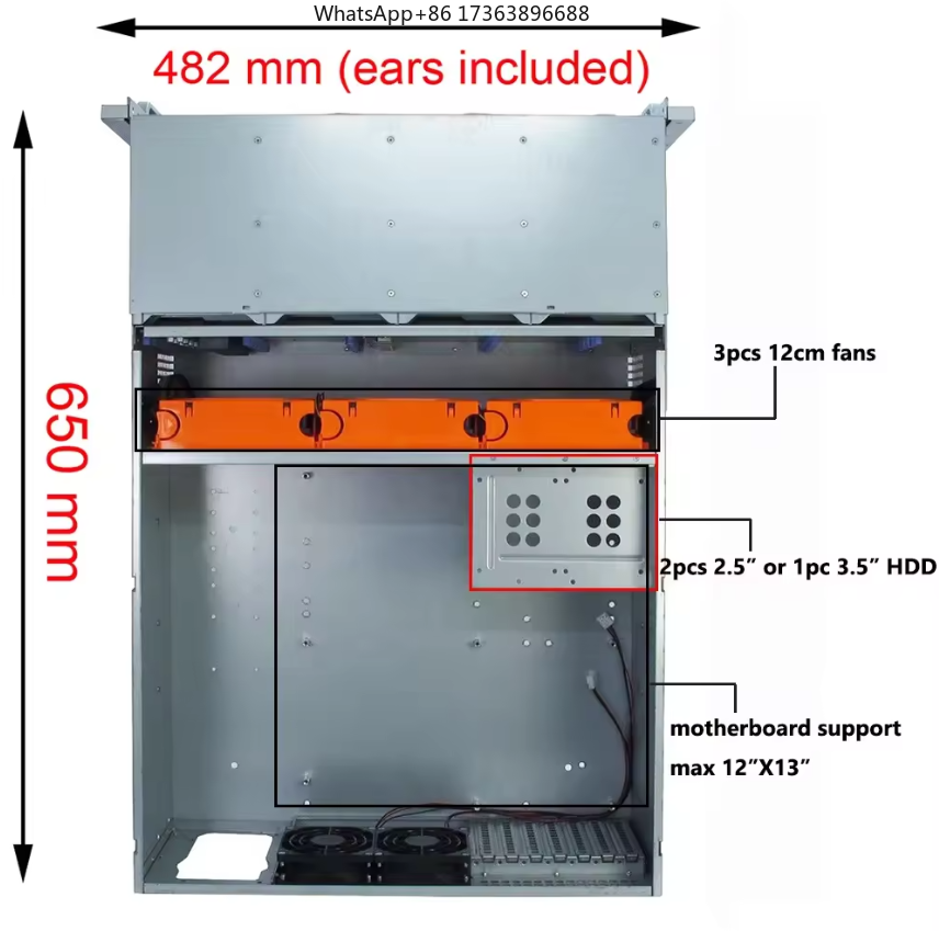 Корпус для сервера 4U с 24 отс – обзор и цена Server Power Supply